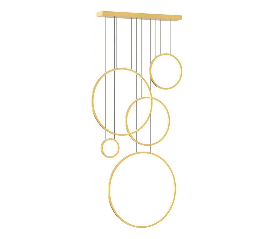 SATURNO LED csillár zsinóron LED/100W/230V arany ML2325