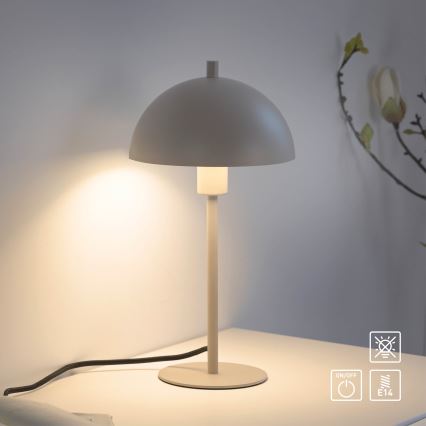 Schöner Wohnen 11726-39 - Asztali lámpa ALI 1xE14/15W/230V szürke