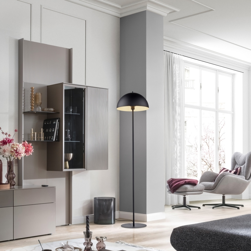 Schöner Wohnen 11727-18 - Állólámpa ALI 1xE27/25W/230V fekete