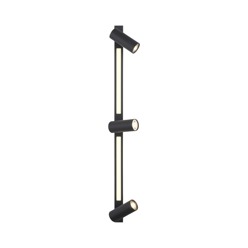 Schöner Wohnen 11794-18 - LED mennyezeti spotlámpa DANTE 3xGU10/10W/230V + LED/14,4W fekete
