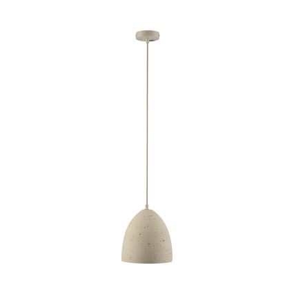 Schöner Wohnen 12540-42 - Kábellel függesztett TRAVENTA függeszték 1xE27/40W/230V, átm. 21 cm, beton