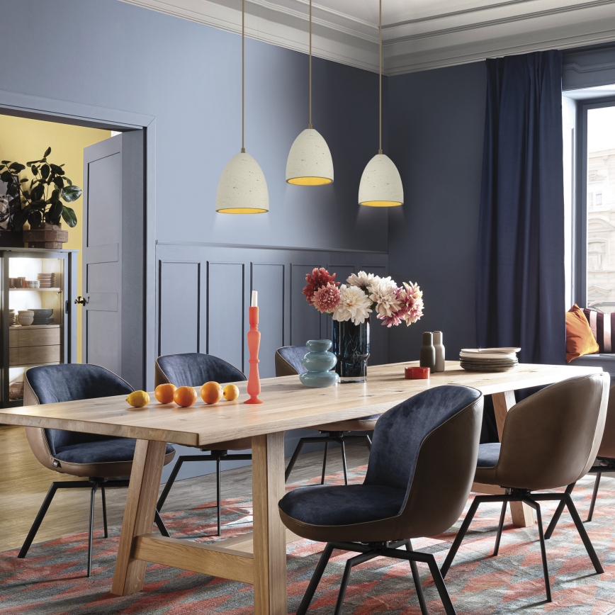 Schöner Wohnen 12541-42 - Kábeles csillár TRAVENTA 3xE27/40W/230V beton