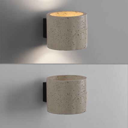 Schöner Wohnen 12542-42 - TRAVENTA fali lámpatest 1xG9/10W/230V beton