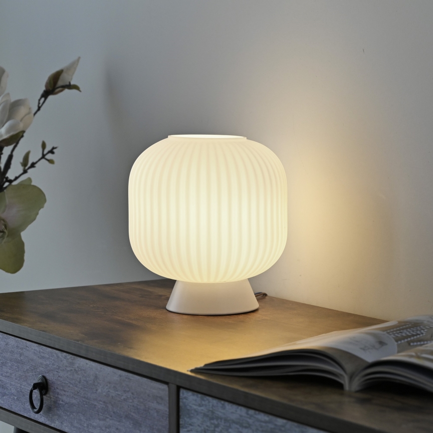 Schöner Wohnen 13573-16 - Asztali lámpa NAMI 1xE27/25W/230V fehér