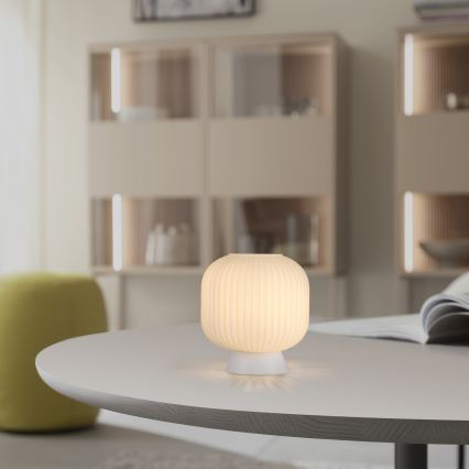 Schöner Wohnen 13573-16 - Asztali lámpa NAMI 1xE27/25W/230V fehér