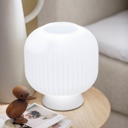 Schöner Wohnen 13573-16 - Asztali lámpa NAMI 1xE27/25W/230V fehér