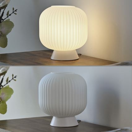 Schöner Wohnen 13573-16 - Asztali lámpa NAMI 1xE27/25W/230V fehér