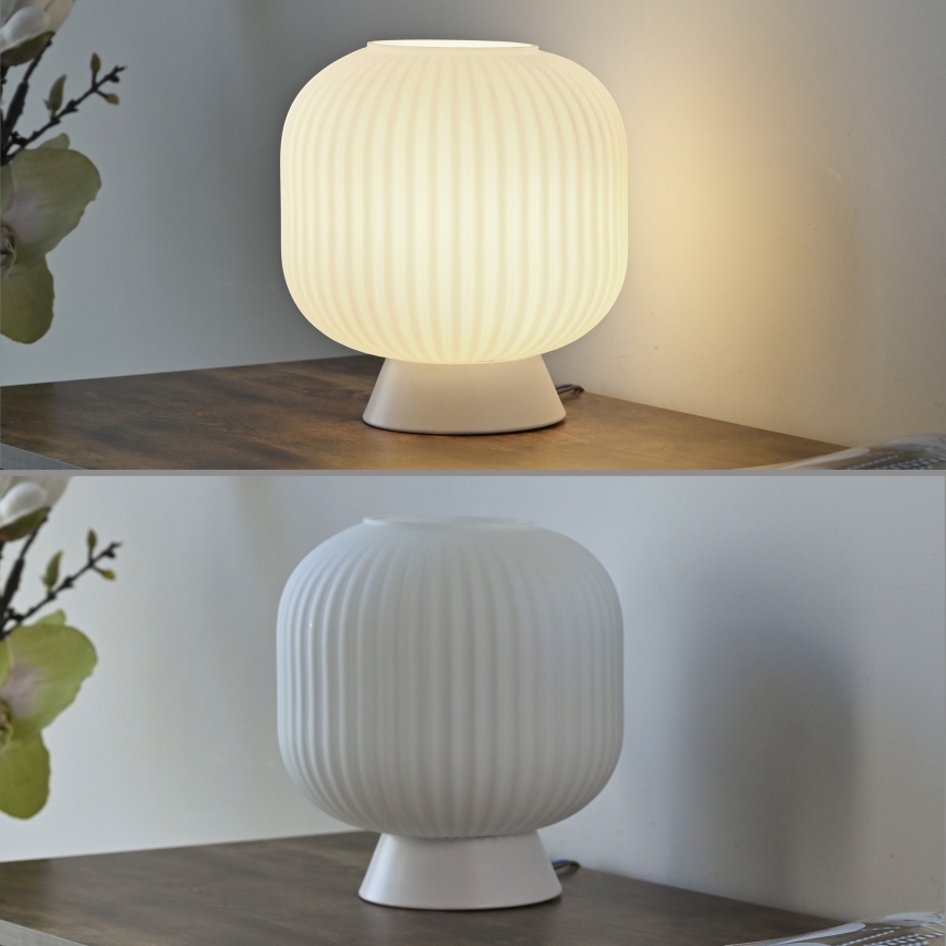 Schöner Wohnen 13573-16 - Asztali lámpa NAMI 1xE27/25W/230V fehér