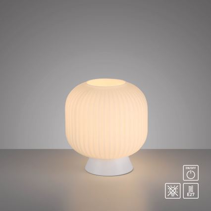 Schöner Wohnen 13573-16 - Asztali lámpa NAMI 1xE27/25W/230V fehér