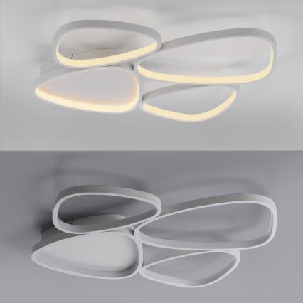 Schöner Wohnen 14038-16 - PEBBLES LED dimmelhető mennyezeti lámpa LED/35,5W/230V fehér