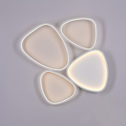 Schöner Wohnen 14038-16 - PEBBLES LED dimmelhető mennyezeti lámpa LED/35,5W/230V fehér