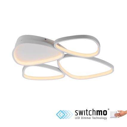 Schöner Wohnen 14038-16 - PEBBLES LED dimmelhető mennyezeti lámpa LED/35,5W/230V fehér