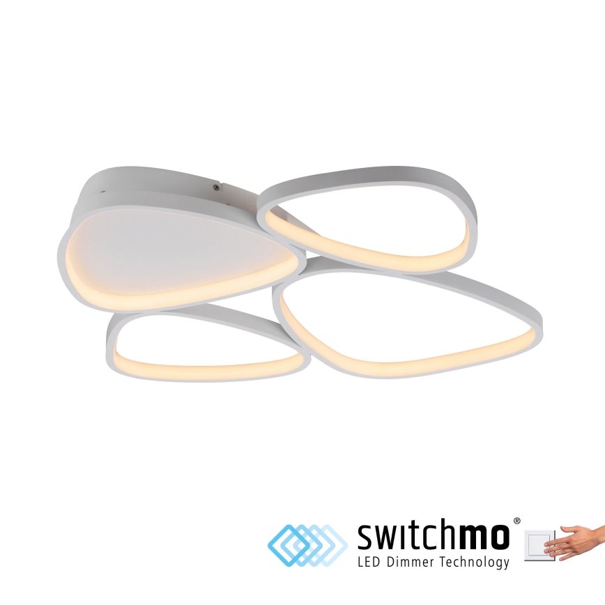 Schöner Wohnen 14038-16 - PEBBLES LED dimmelhető mennyezeti lámpa LED/35,5W/230V fehér