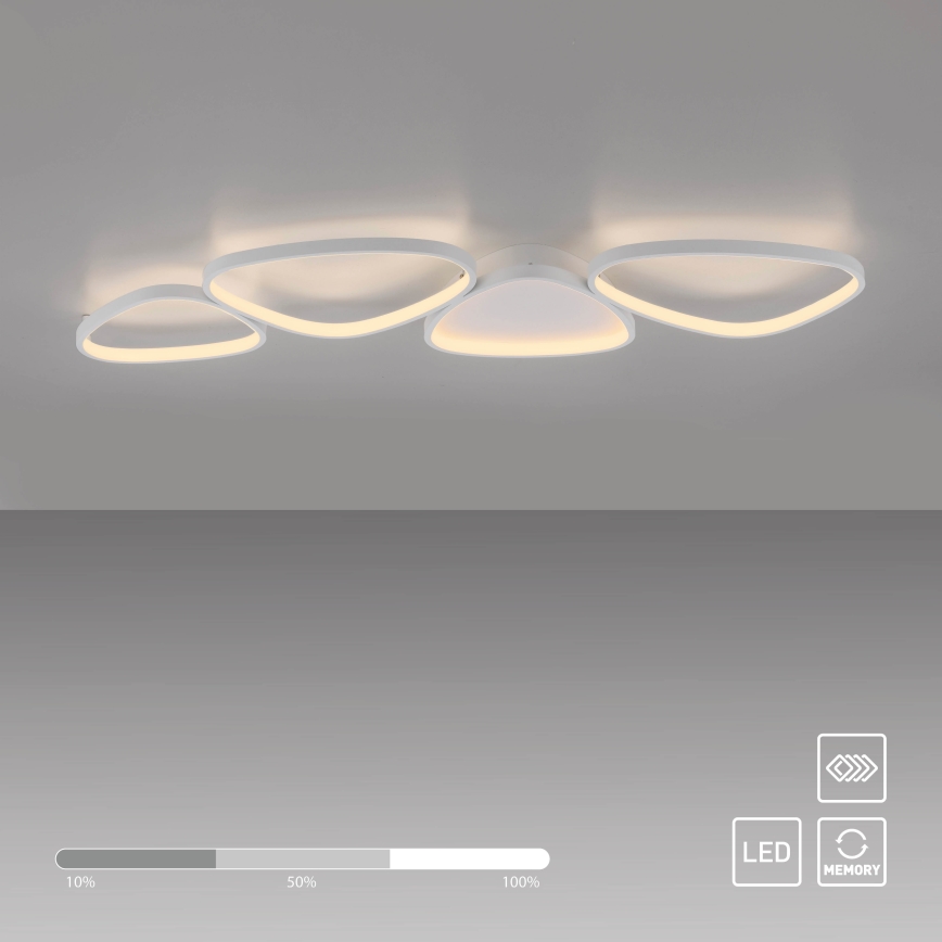 Schöner Wohnen 14039-16 - LED dimmelhető mennyezeti lámpa PEBBLES LED/35,5W/230V fehér