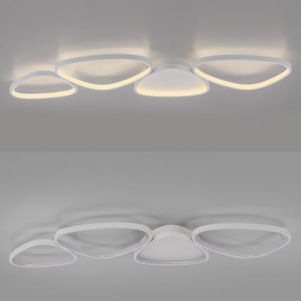 Schöner Wohnen 14039-16 - LED dimmelhető mennyezeti lámpa PEBBLES LED/35,5W/230V fehér