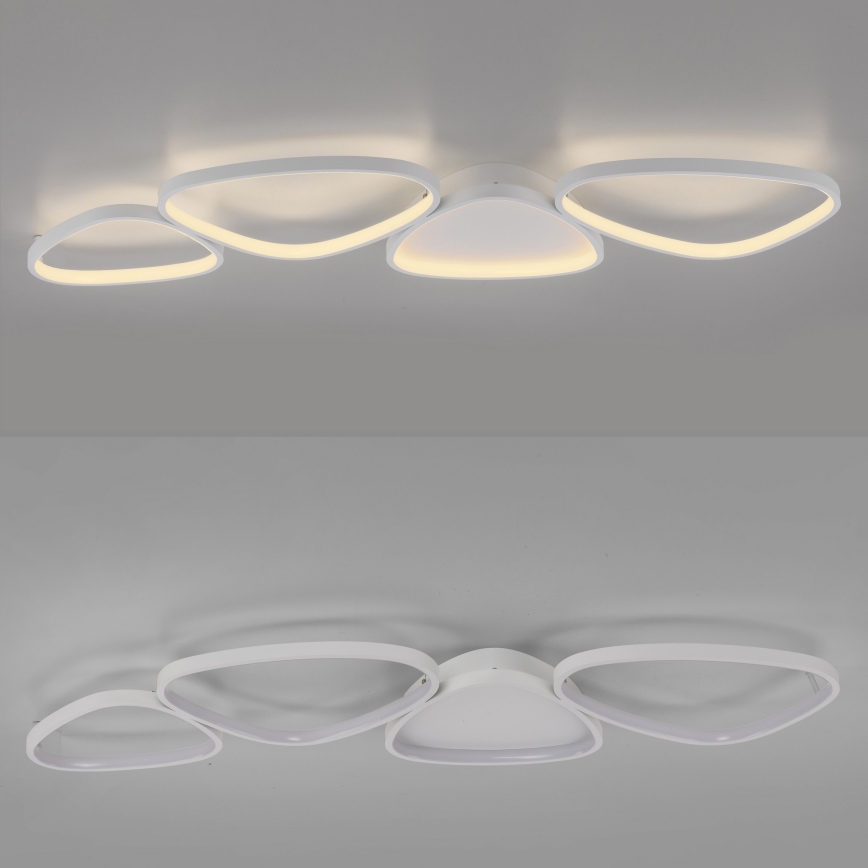 Schöner Wohnen 14039-16 - LED dimmelhető mennyezeti lámpa PEBBLES LED/35,5W/230V fehér