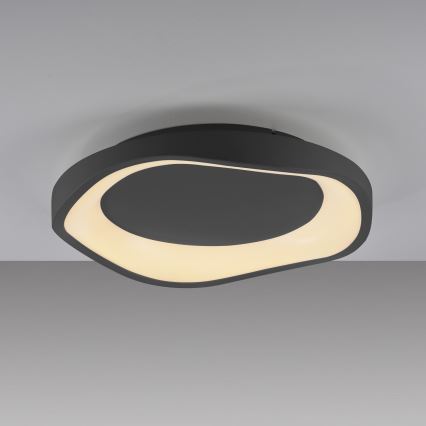 Schöner Wohnen 14233-18 - Fényerőszabályozható LED mennyezeti lámpatest MONTA LED/21W/230V, átm. 40 cm, fekete