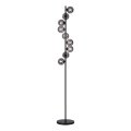 Schöner Wohnen 14506-18 - LED állólámpa DUBAI 9xG9/3W/230V fekete/füstszínű