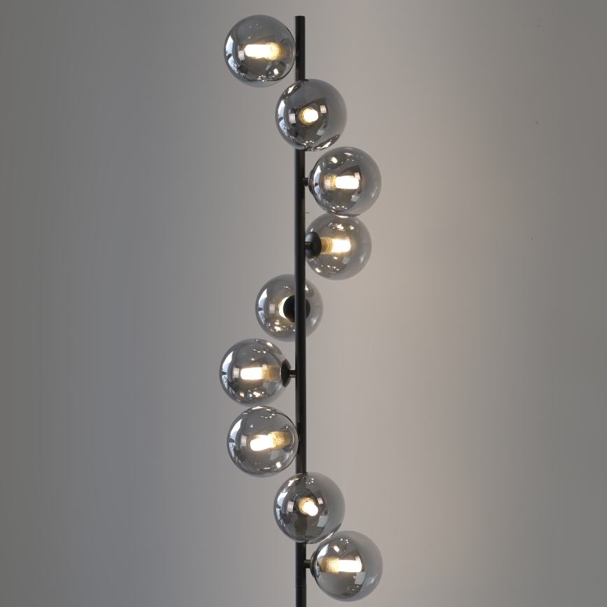 Schöner Wohnen 14506-18 - LED állólámpa DUBAI 9xG9/3W/230V fekete/füstszínű