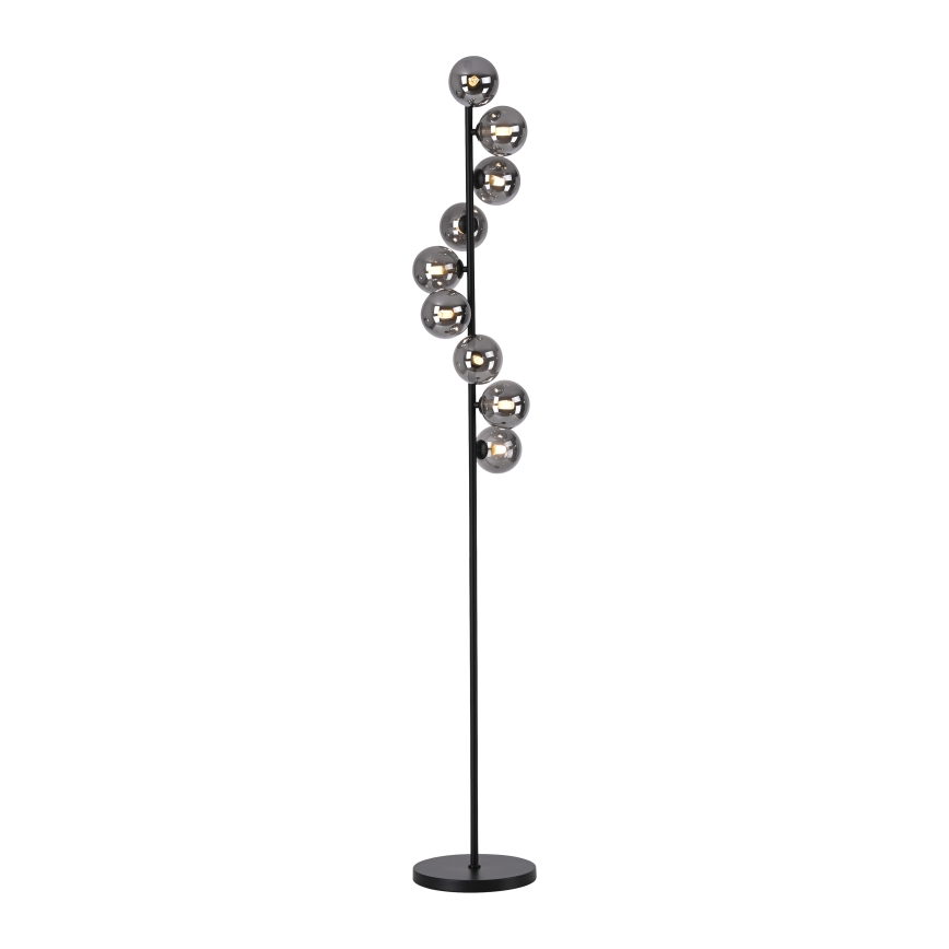 Schöner Wohnen 14506-18 - LED állólámpa DUBAI 9xG9/3W/230V fekete/füstszínű