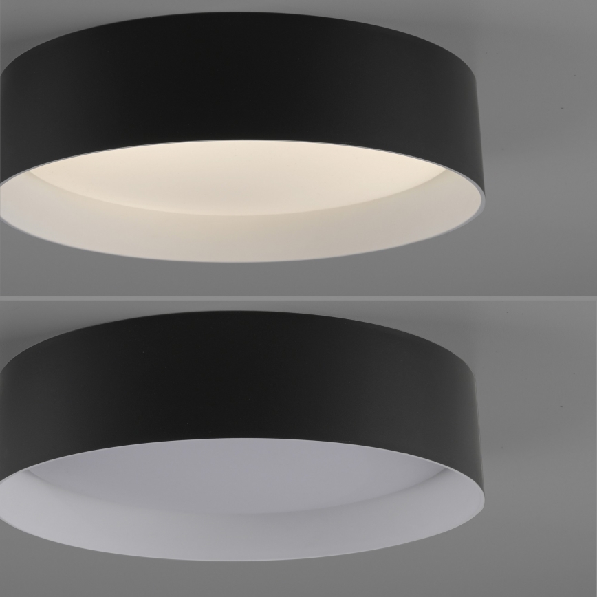 Schöner Wohnen 14593-18 - TAVOLI LED fényerőszabályozható mennyezeti lámpatest LED/10W/230V 2700-6500K Ø 28,5 cm fekete + távirányító