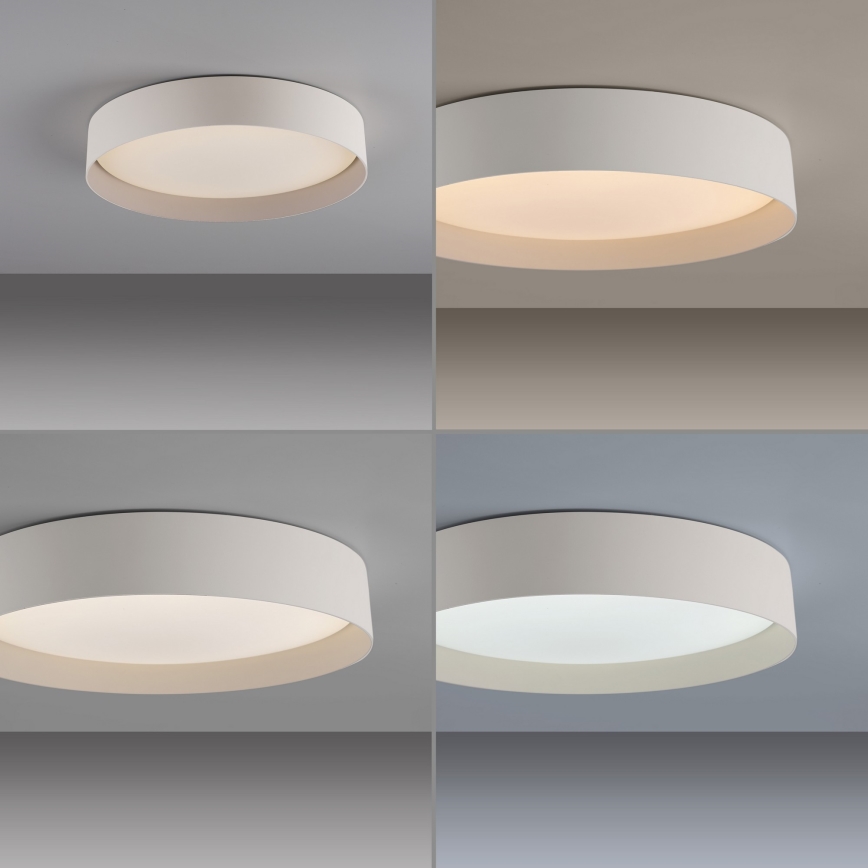 Schöner Wohnen 14594-39 - dimmelhető mennyezeti LED lámpa TAVOLI LED/20W/230V 2700-6500K átm. 39 cm szürke + távirányító