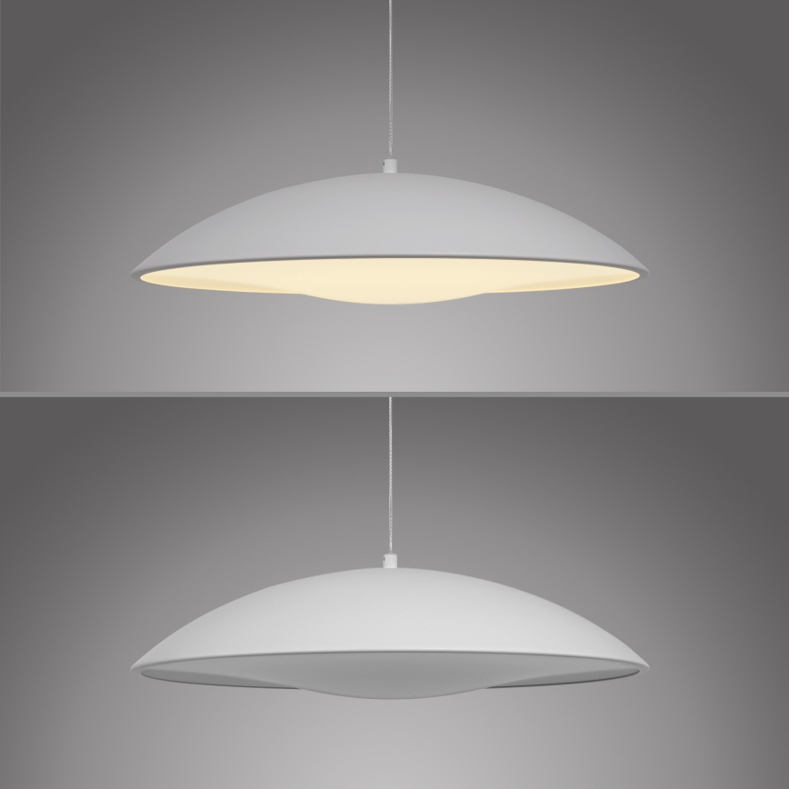 Schöner Wohnen 14606-16 - LED fényerőszabályozható, kábelre szerelt függőlámpa LENTE LED/17W/230V átm. 40 cm fehér