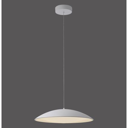 Schöner Wohnen 14607-16 - LED fényerőszabályozható zsinóros függeszték LENTE LED/23W/230V átm. 50 cm fehér