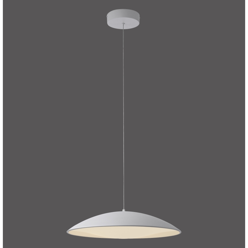 Schöner Wohnen 14607-16 - LED fényerőszabályozható zsinóros függeszték LENTE LED/23W/230V átm. 50 cm fehér