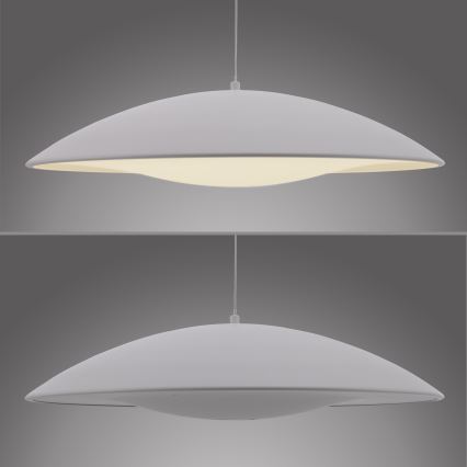 Schöner Wohnen 14607-16 - LED fényerőszabályozható zsinóros függeszték LENTE LED/23W/230V átm. 50 cm fehér