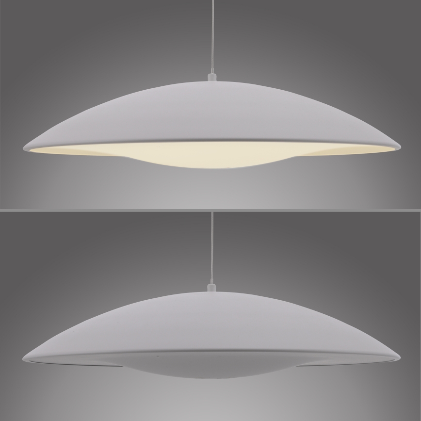 Schöner Wohnen 14607-16 - LED fényerőszabályozható zsinóros függeszték LENTE LED/23W/230V átm. 50 cm fehér