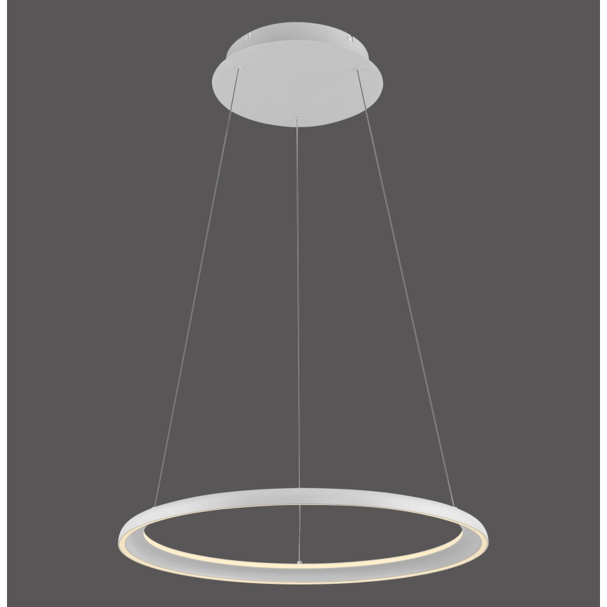 Schöner Wohnen 15570-16 - QUILLO LED kábeles függőlámpa, fényerőszabályozható, 36W/230V, Ø 60 cm, fehér