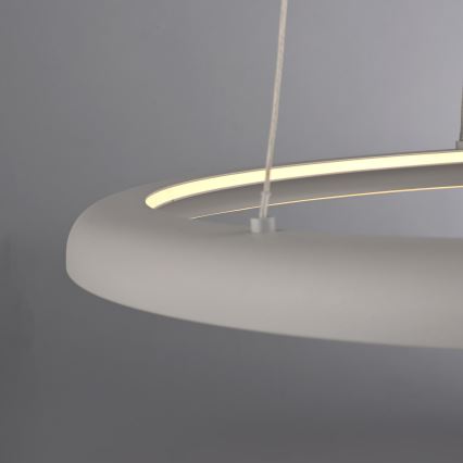 Schöner Wohnen 15570-39 - QUILLO LED dimmelhető kábeles függeszték LED/36W/230V, Ø 60 cm, szürke