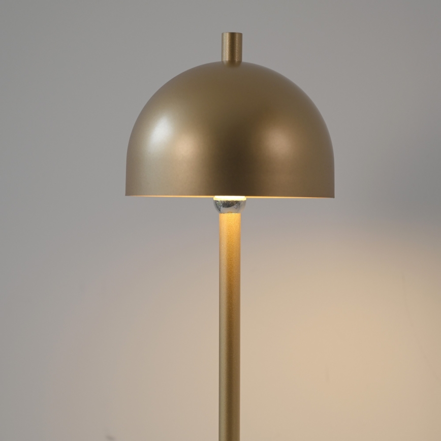 Schöner Wohnen 19244-12 - fényerőszabályozható, érintésvezérelt, újratölthető kültéri asztali lámpa BELLIS LED/2,5W/5V 2600 mAh IP54 arany