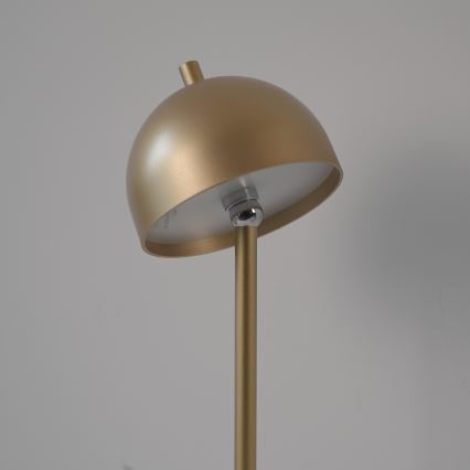 Schöner Wohnen 19244-12 - fényerőszabályozható, érintésvezérelt, újratölthető kültéri asztali lámpa BELLIS LED/2,5W/5V 2600 mAh IP54 arany