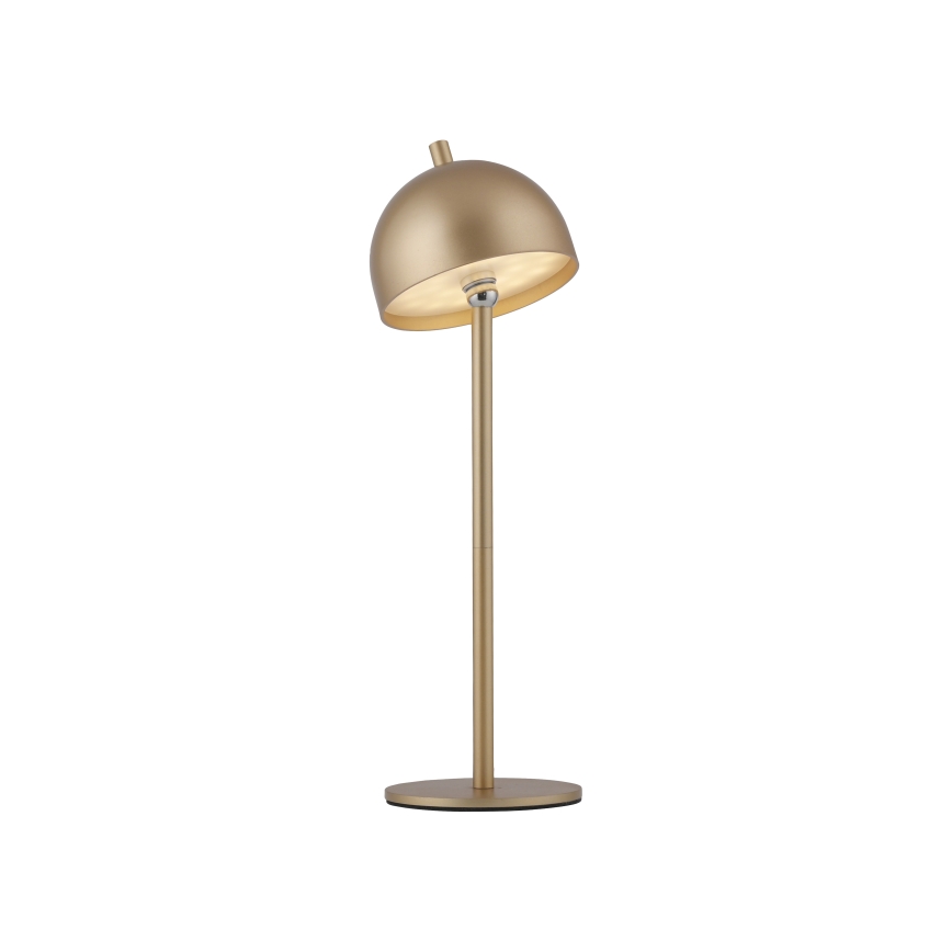 Schöner Wohnen 19244-12 - fényerőszabályozható, érintésvezérelt, újratölthető kültéri asztali lámpa BELLIS LED/2,5W/5V 2600 mAh IP54 arany