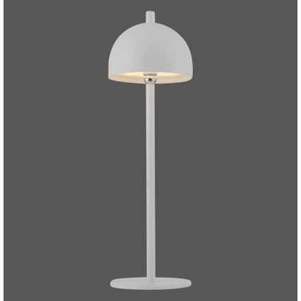 Schöner Wohnen 19244-16 - LED fényerőszabályozható érintővezérlésű tölthető kültéri asztali lámpa BELLIS LED/2,5W/5V 2600 mAh IP54 fehér