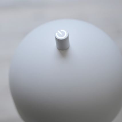 Schöner Wohnen 19244-16 - LED fényerőszabályozható érintővezérlésű tölthető kültéri asztali lámpa BELLIS LED/2,5W/5V 2600 mAh IP54 fehér