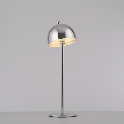 Schöner Wohnen 19244-17 - LED, dimmelhető, érintésvezérlésű, újratölthető kültéri asztali lámpa BELLIS LED/2,5W/5V 2600 mAh IP54 fényes króm