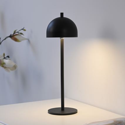 Schöner Wohnen 19244-18 - BELLIS fényerőszabályozható, érintésvezérelt, tölthető kültéri LED asztali lámpa LED/2,5W/5V 2600 mAh IP54 fekete