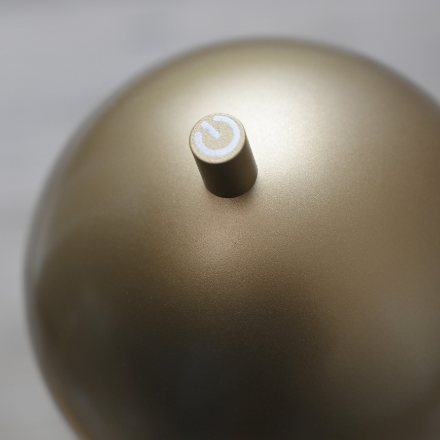 Schöner Wohnen 19245-12 - LED dimmelhető, érintésvezérelt, újratölthető kültéri állólámpa BELLIS LED/2,5W/5V 2600 mAh IP54 arany