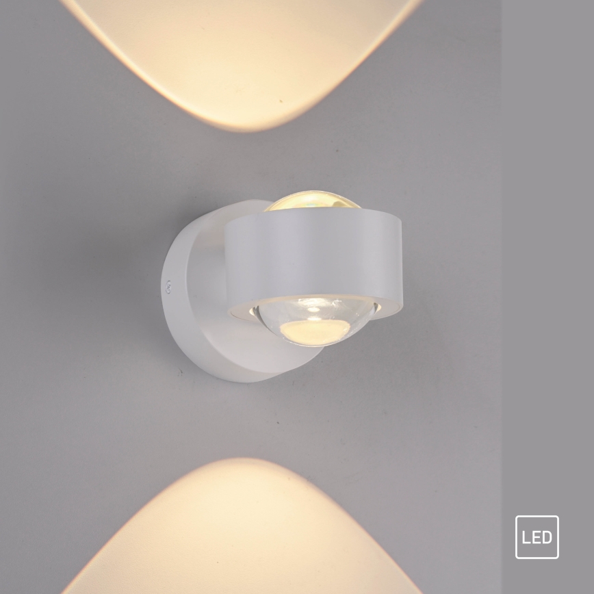Schöner Wohnen 19331-16 - LED fali lámpatest CHIA 2xLED/2W/230V fehér