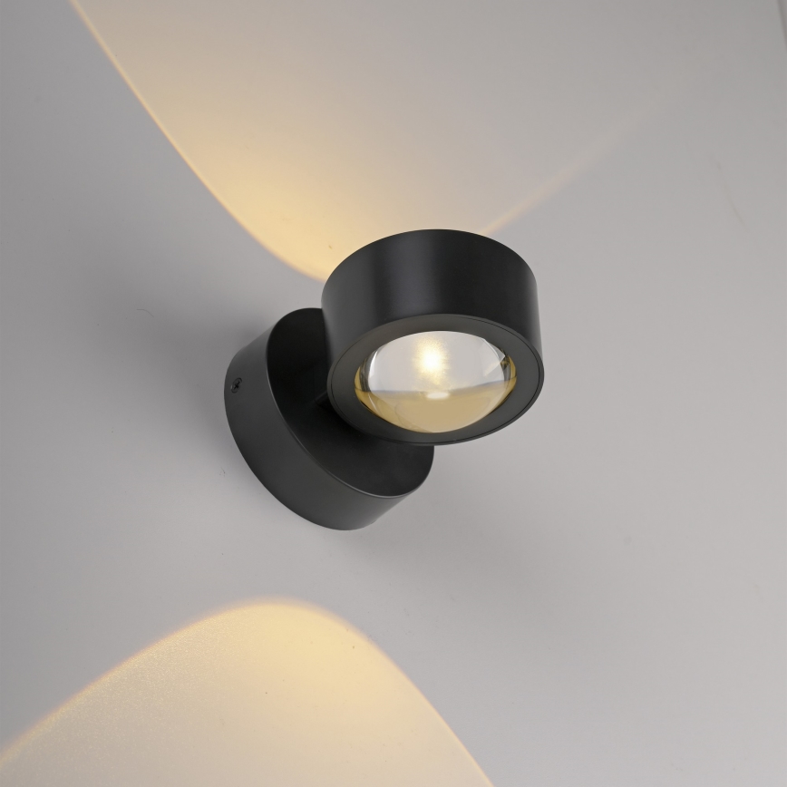 Schöner Wohnen 19331-18 - LED fali lámpatest CHIA 2xLED/2W/230V fekete