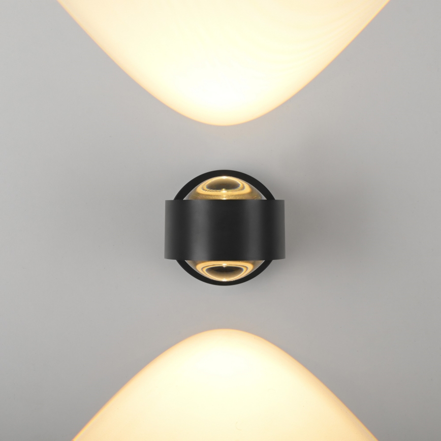 Schöner Wohnen 19331-18 - LED fali lámpatest CHIA 2xLED/2W/230V fekete