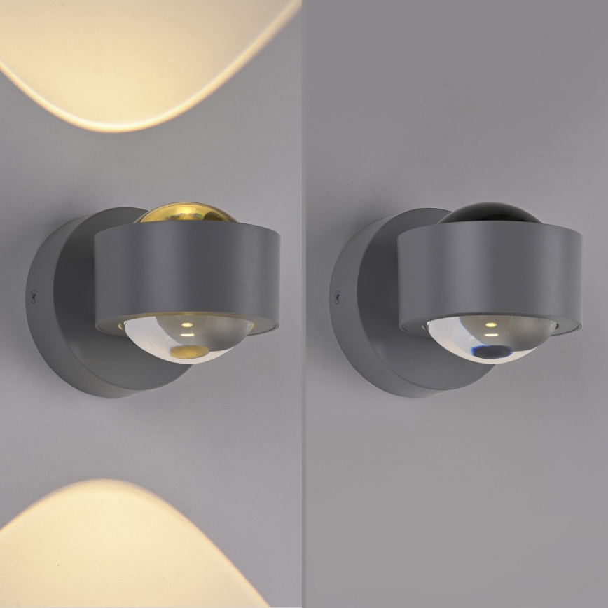 Schöner Wohnen 19331-21 - LED fali lámpa CHIA 2xLED/2W/230V antracit