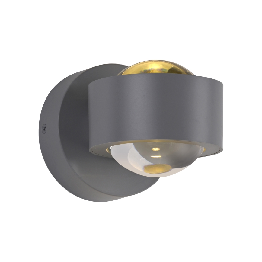 Schöner Wohnen 19331-21 - LED fali lámpa CHIA 2xLED/2W/230V antracit
