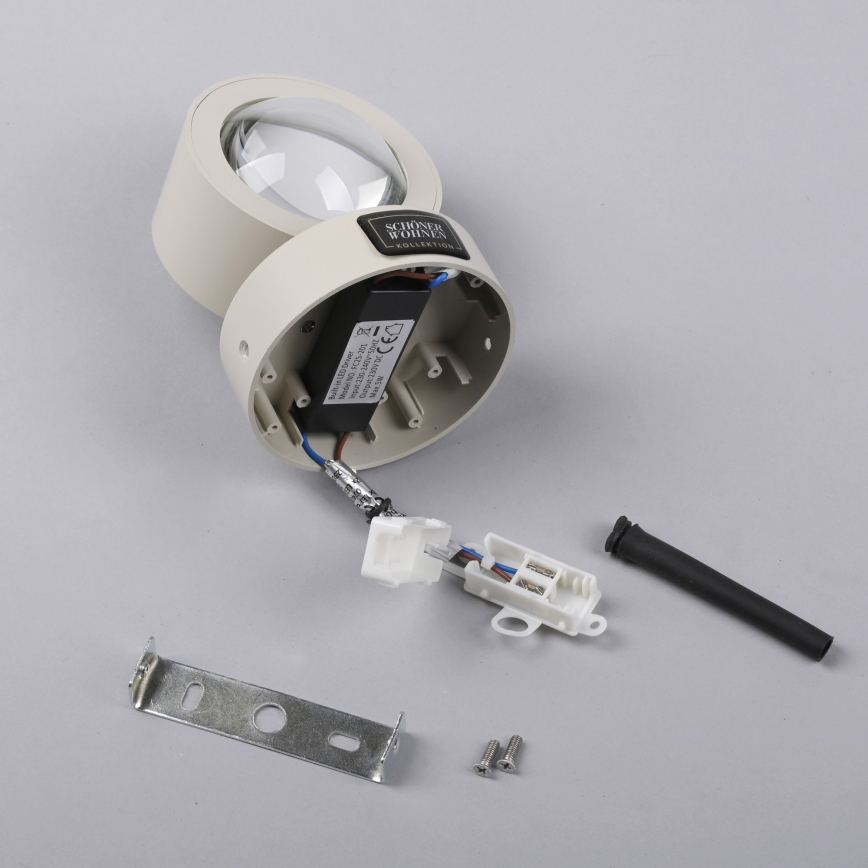 Schöner Wohnen 19331-39 - LED fali lámpa CHIA 2xLED/2W/230V szürke