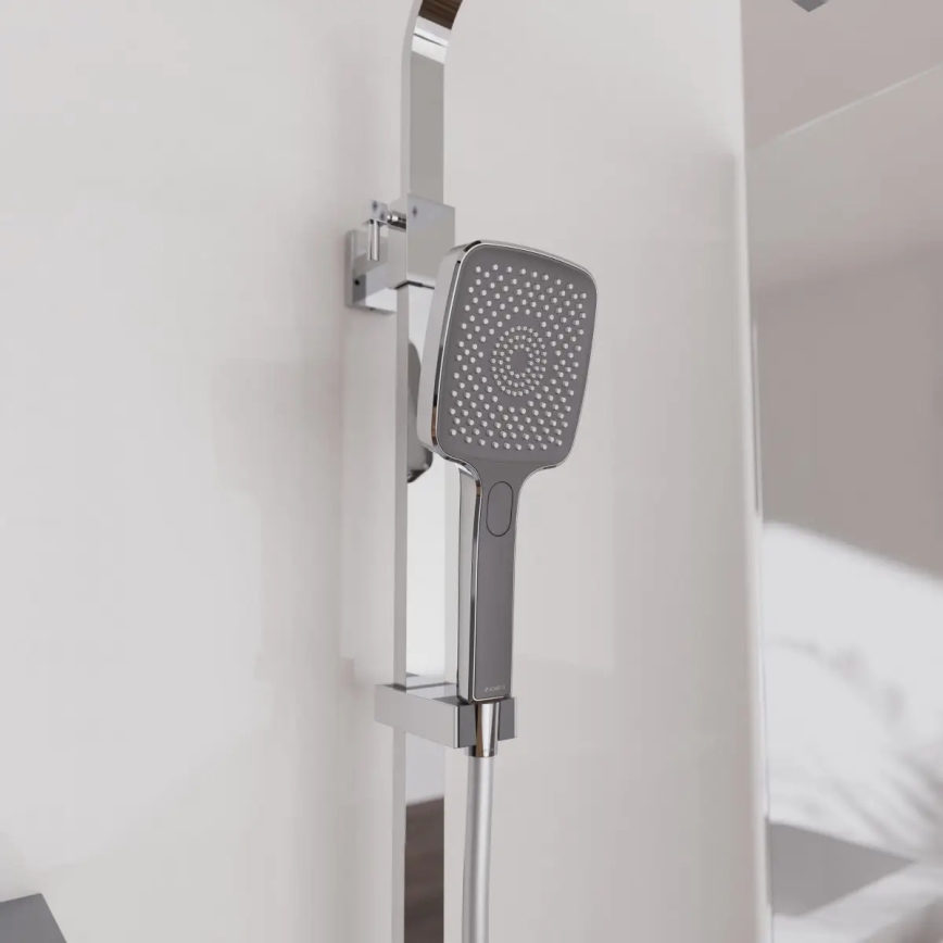 Schütte 60531 - OCEAN termosztátos zuhanyszett, fényes króm/antracit