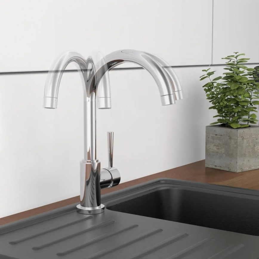 Schütte 79119 - CORNWALL mosogató csaptelep, fényes króm