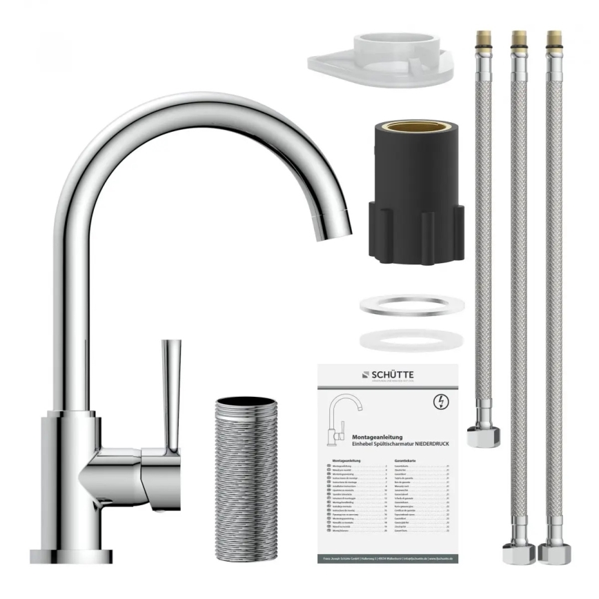 Schütte 79119 - CORNWALL mosogató csaptelep, fényes króm